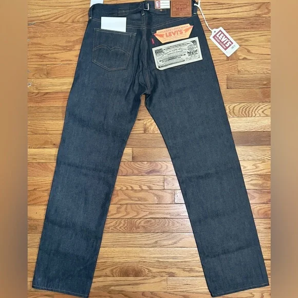 リーバイスLVC501XX 1937 W36L34 LVC Levi's Vintage Clothing 501XX 1933 Cinch Back Selvedge